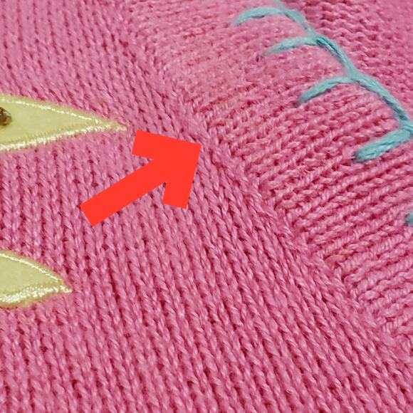 Quacker Factory 3X Button Front Cardigan Summer Beach Pelican Pink Grandmacore - Picture 15 of 15